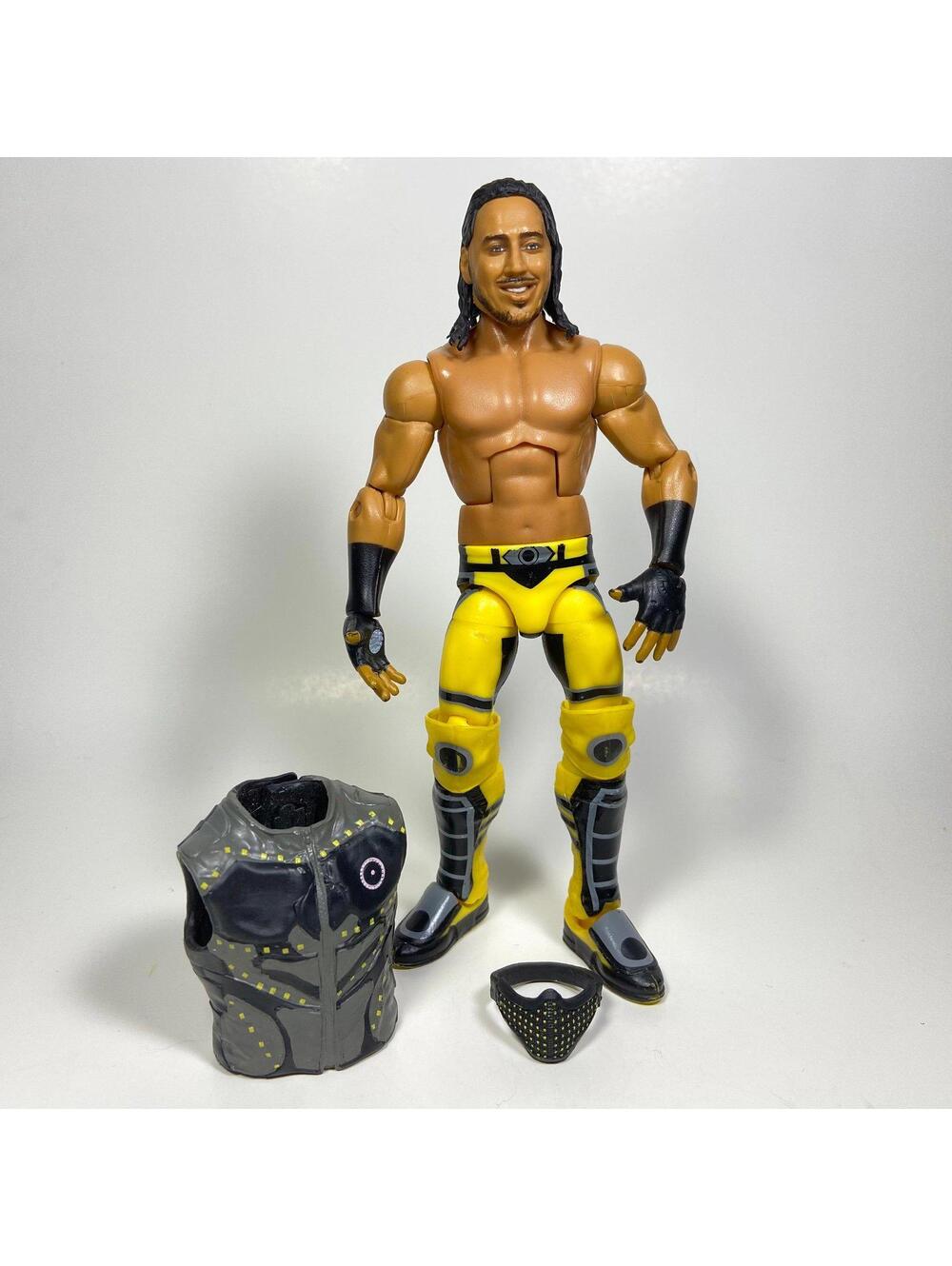 6.5” Mattel WWE Elite Series 69 Mustafa Ali Figure - INCOMPLETE